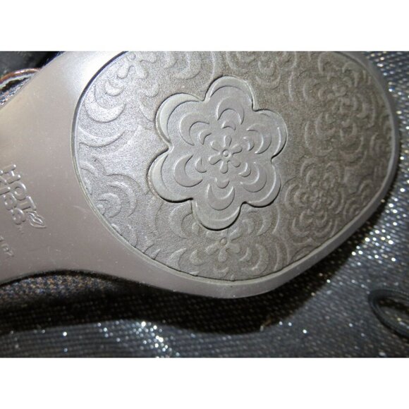 Hot Kiss Brown Mixed Leather Mary Jane Croc Embossed Button Closure Pumps 10 - Picture 11 of 11